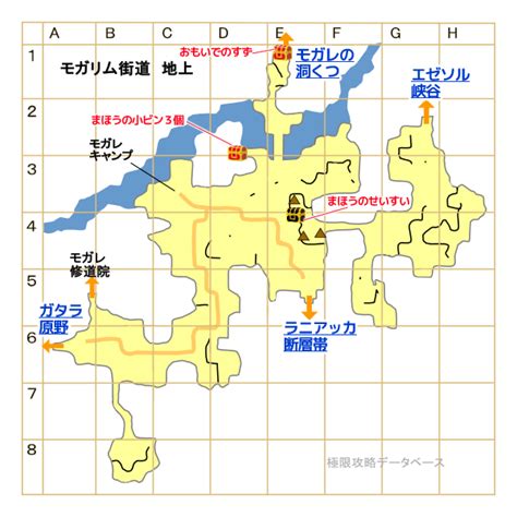 モガレキャンプ（マップ・宝箱） .